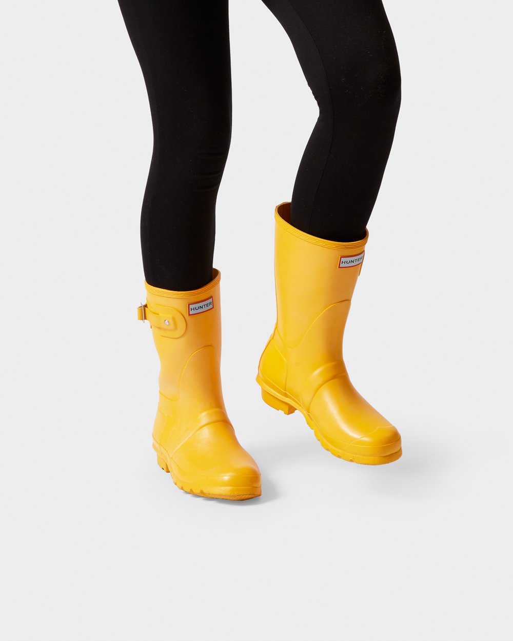 Hunter Mujer Original - Botas de Lluvia Amarillo - 839-RINKDE